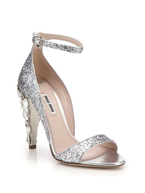 Miu Miu Crystal Heel .